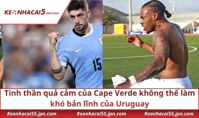 Tinh thần quả cảm của Cape Verde không thể làm khó bản lĩnh của Uruguay